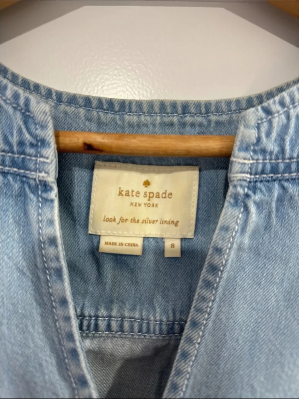 kate spade sleeveless denim